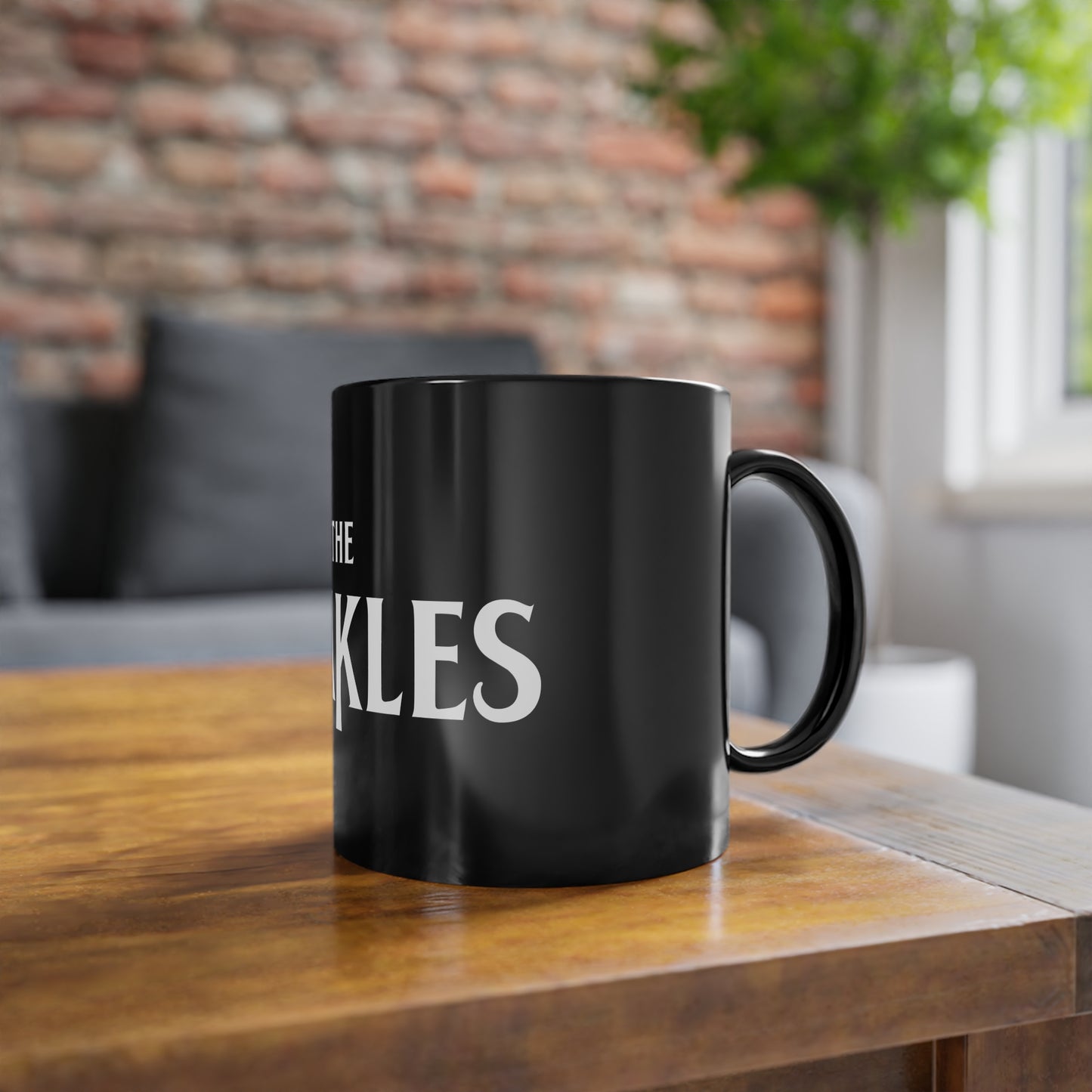 Caneca Preta Lettring