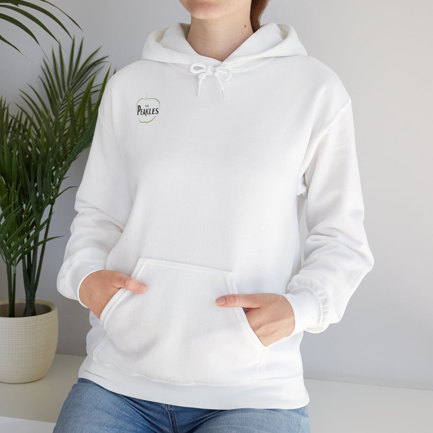 Hoodie Unisexo com Logo à frente e Lettering atrás